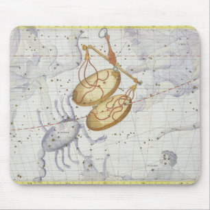 Constellation of Libra, plate 7 from 'Atlas Coeles Mouse Pad