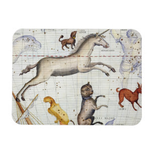 Constellation of Monoceros with Canis Major and Mi Magnet
