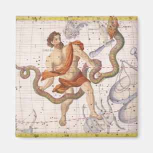 Constellation of Ophiucus and Serpens, plate 22 fr Magnet