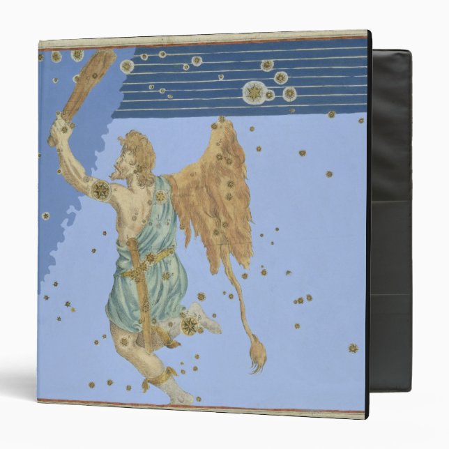 Constellation of Orion, from 'Uranometria' by Joha Binder (Front/Inside)