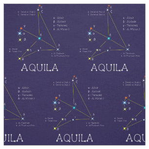 Constellation Of Stars Aquila Or Eagle Fabric
