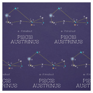 Constellation Of Stars Piscis Austrinus Fabric