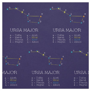 Constellation Of Stars Ursa Major Fabric