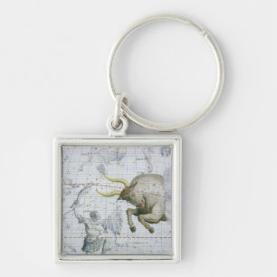 Constellation of Taurus, plate 2 from 'Atlas Coele Keychain