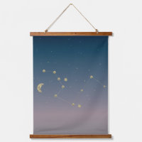 Constellation Ombré Art Blue and Gold