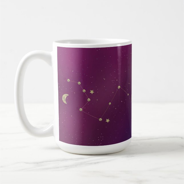 Constellation Ombré Galaxy  Coffee Mug (Left)