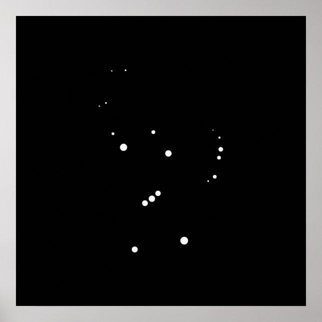Constellation Orion by Leslie Peppers Poster (Front)