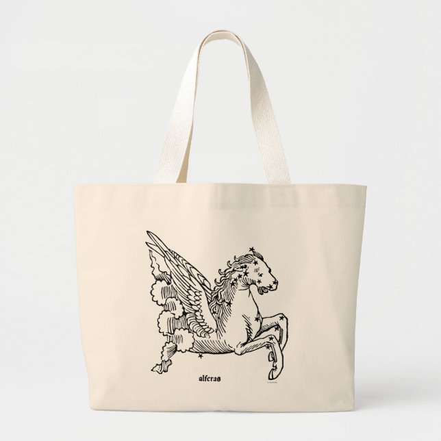 Constellation: Pegasus Large Tote Bag (Front)
