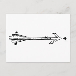 Constellation: Sagitta Postcard