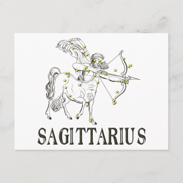 Constellation: Sagittarius Postcard (Front)