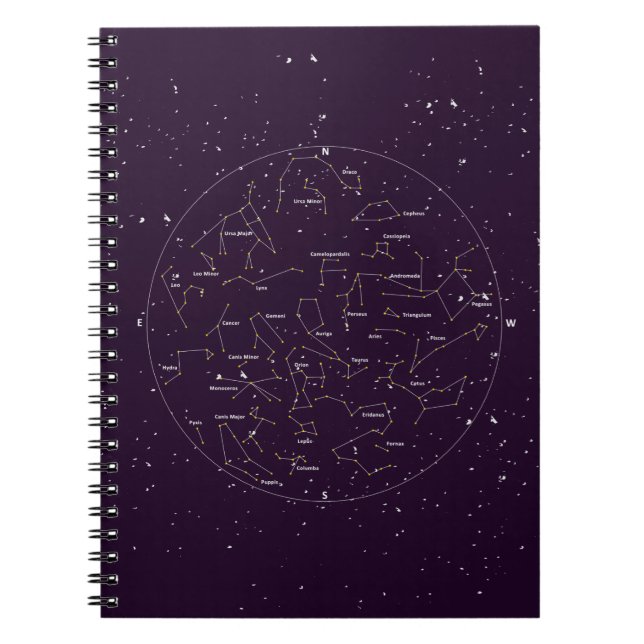Constellation Sensation | Spiral Notebook (Front)