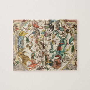 Constellation Sky Celestial Zodiac Star Map  Jigsaw Puzzle