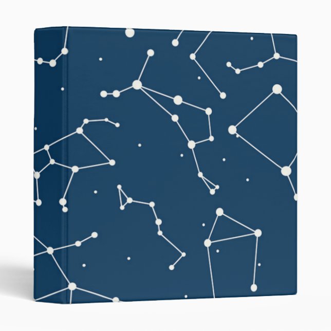 Constellation Star Pattern Binder (Front/Spine)