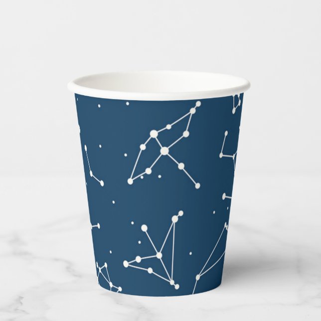 Constellation Star Pattern Paper Cups (Front)