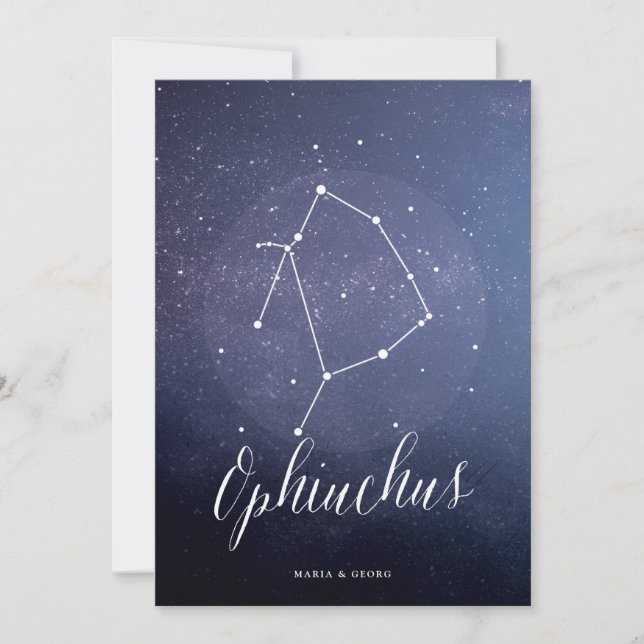 Constellation Star Table Number Ophiuchus (Front)