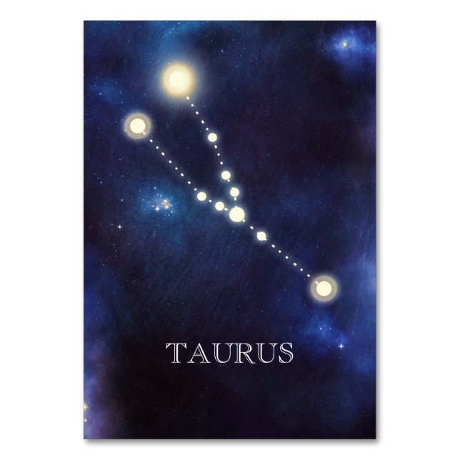 Constellation | Taurus | Numéro de table mariage (Par défaut)