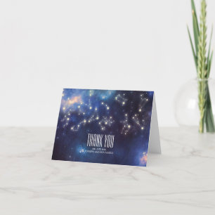 Constellation Wedding Thank You Card