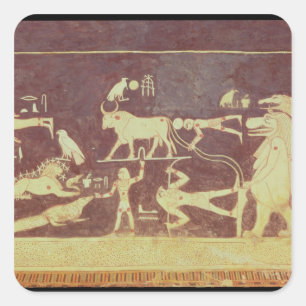 Constellations, from the funerary chamber square sticker