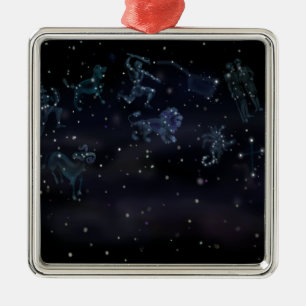 Constellations Metal Ornament