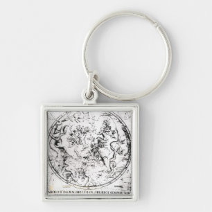 Constellations of the Southern Hemisphere Keychain