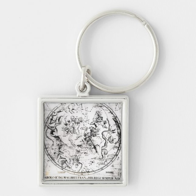 Constellations of the Southern Hemisphere Keychain (Front)
