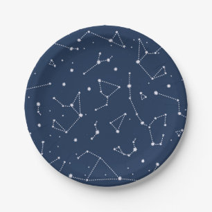 Constellations Paper Plate