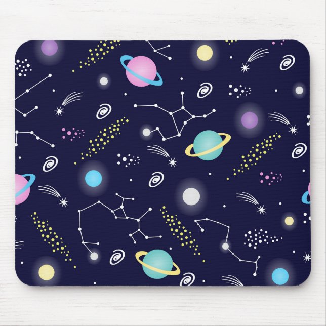 Constellations Pattern Mouse Pad (Front)