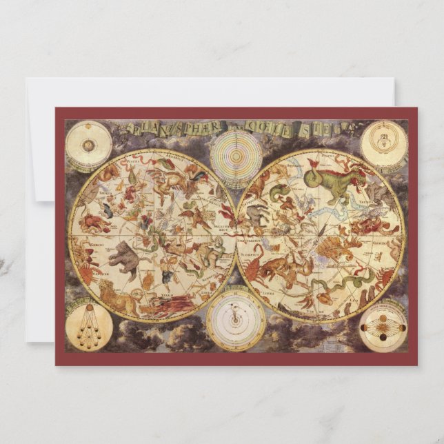 Constellations, Vintage Astronomy, Frederik de Wit (Front)