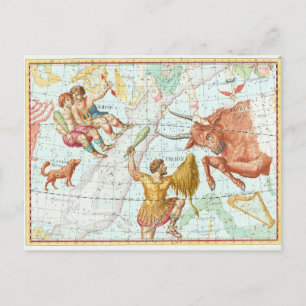 Constellations vintages des cartes célestes