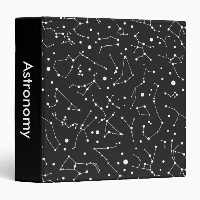 Constellations White and Black Binder (Front/Spine)
