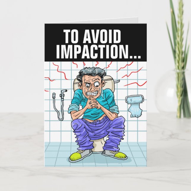 CONSTIPATION AMUSANTE SUR LA COLLINE CARTES D'ANNI (Devant)