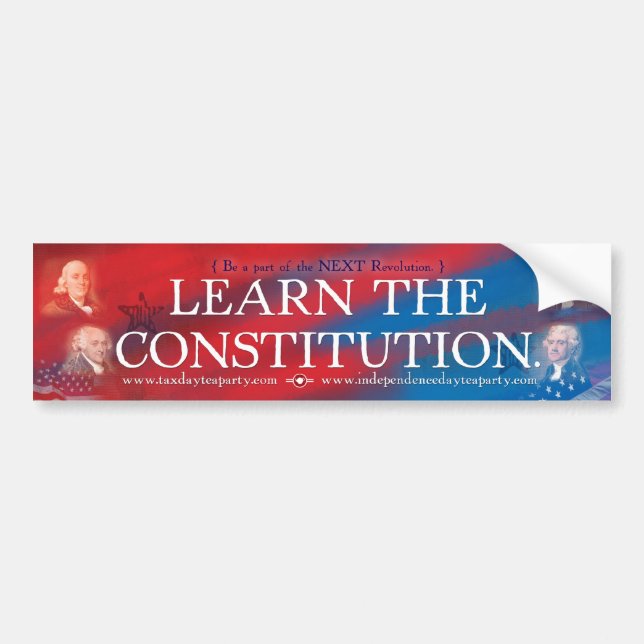 Constitution Bumper Sticker (Front)
