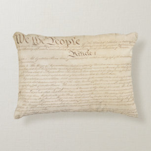 Constitution of the United States, We The People Accent Pillow