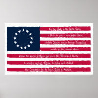 Constitution Preamble Betsy Ross Flag