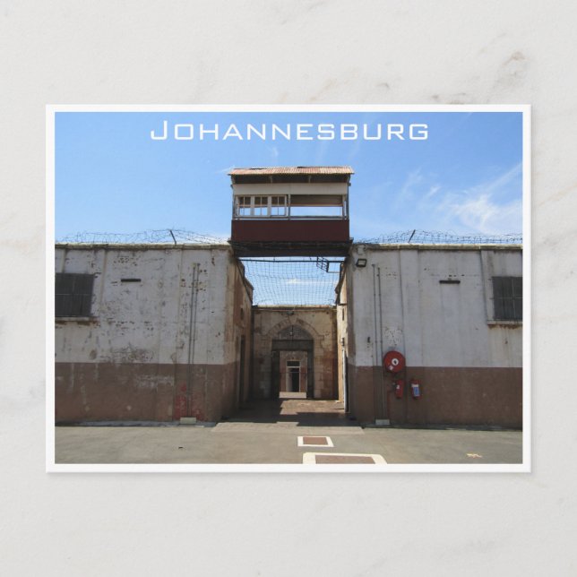 constitution prison johannesburg postcard (Front)
