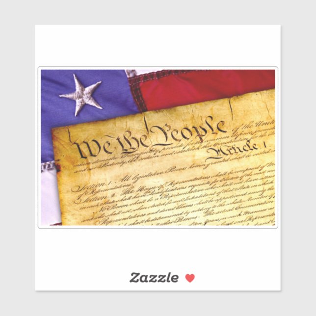 Constitution Vinyl Sticker (Sheet)