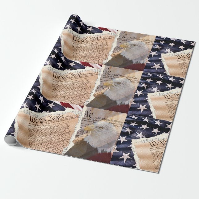 Constitution Wrapping Paper (Unrolled)