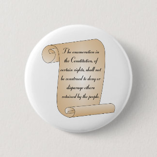 Constitutional Amendment 9 2 Inch Round Button