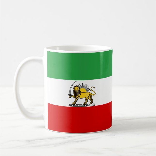 Constitutional Monarchy of Iran flag (1907-1980) Coffee Mug (Left)