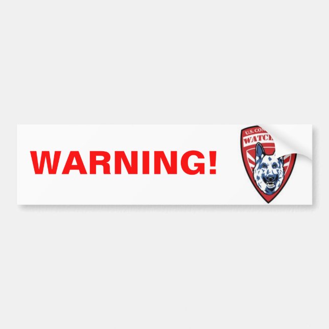 Constitutional Watchdog Bumper Sticker (Front)