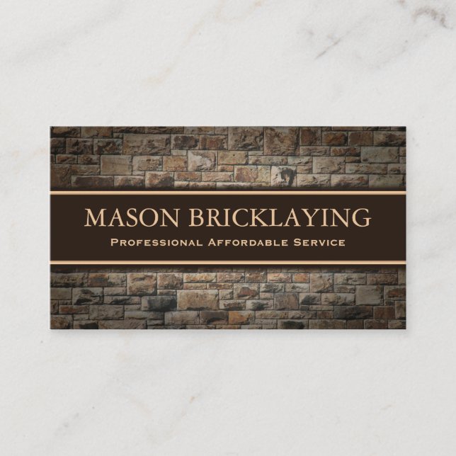 Constructeur professionnel / Carte de visite de br (Devant)