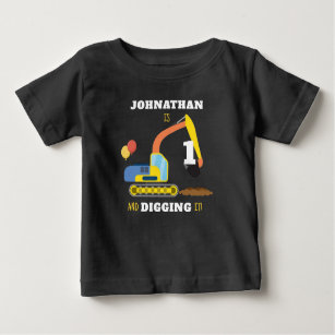Construction 1st Birthday Baby T-Shirt