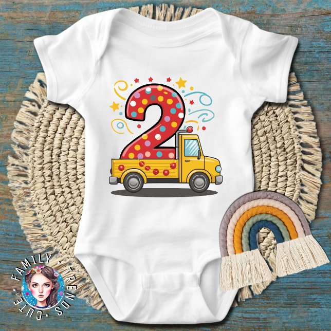 Construction 2nd Birthday Baby Bodysuit (Creator Uploaded)