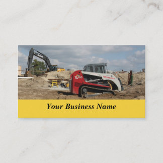Construction and Contractor Business Card