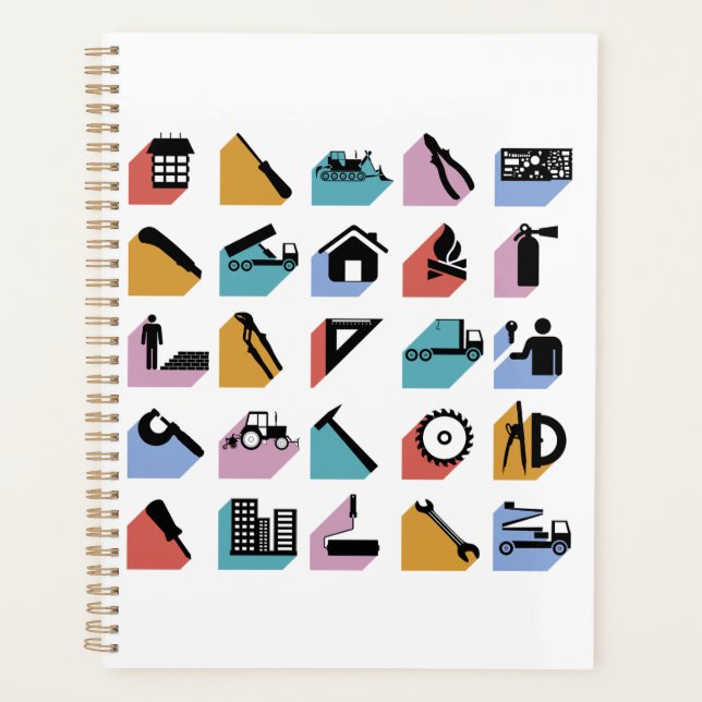 Construction and DIY Home Improvement Icons (Devant)