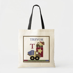 Construction Baby Name Bag