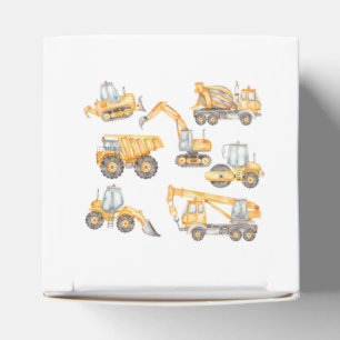 Construction Baby Shower Dump Truck Party Favor Box