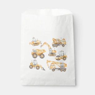 Construction Baby Shower Dump Truck Party Favour Bag