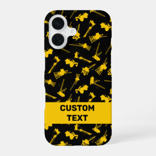 Construction Background iPhone 16 Case