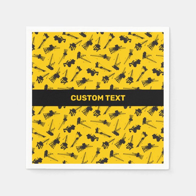 Construction Background Napkin (Front)